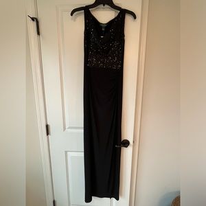 Womens NWT Ralph Lauren black evening gown